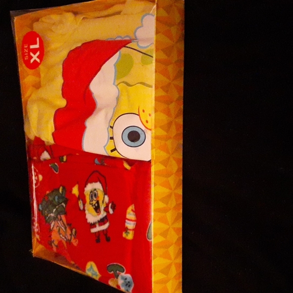 NWT SPONGEBOB SquarePants Yellow shirt 60% Cotton 40% Polyester Pants 100% Poly - Picture 4 of 4